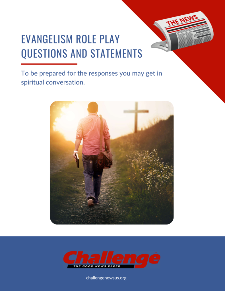 Evangelism Role Play Questions